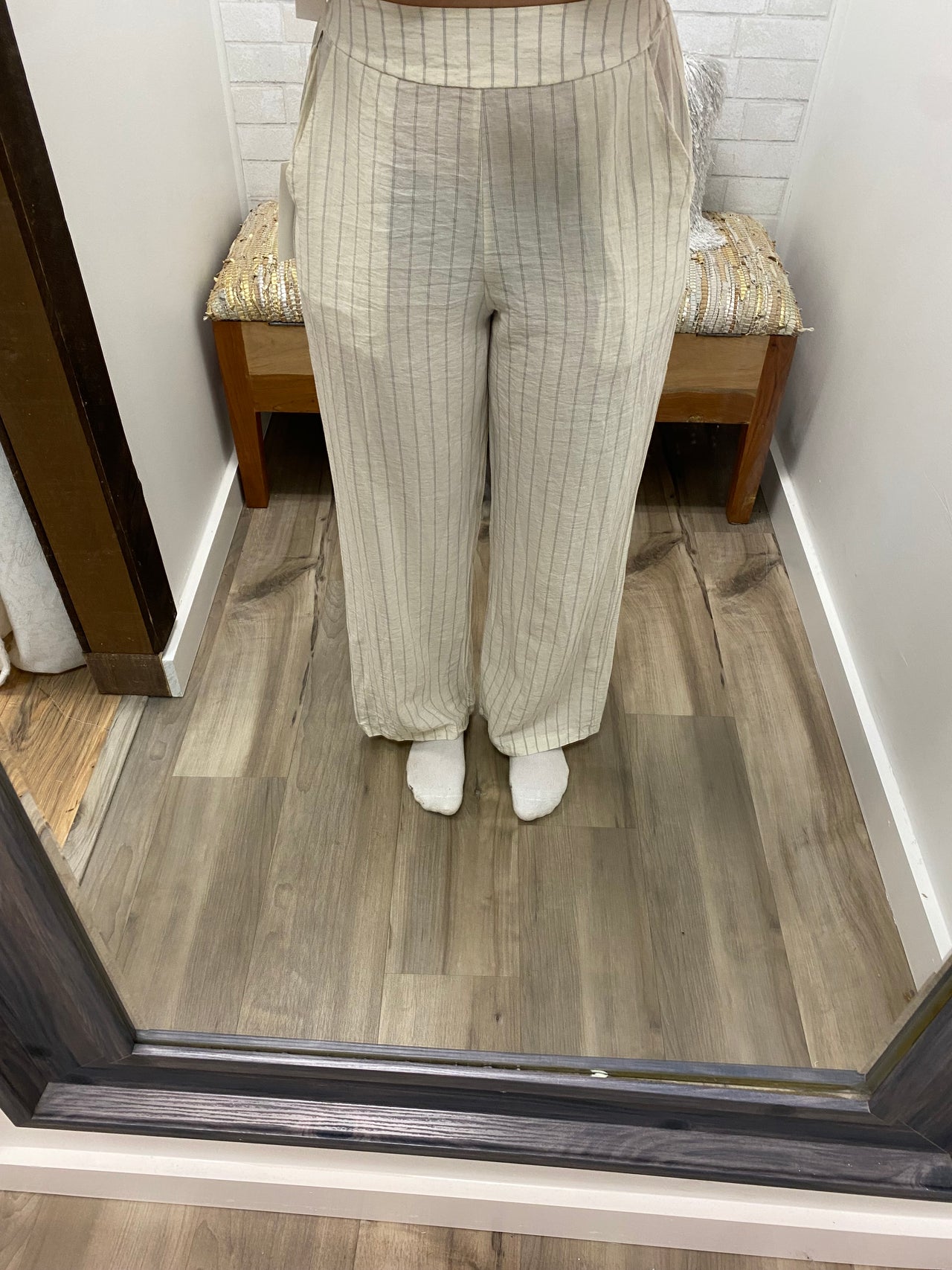 Coastal Coffee Run Linen Pants