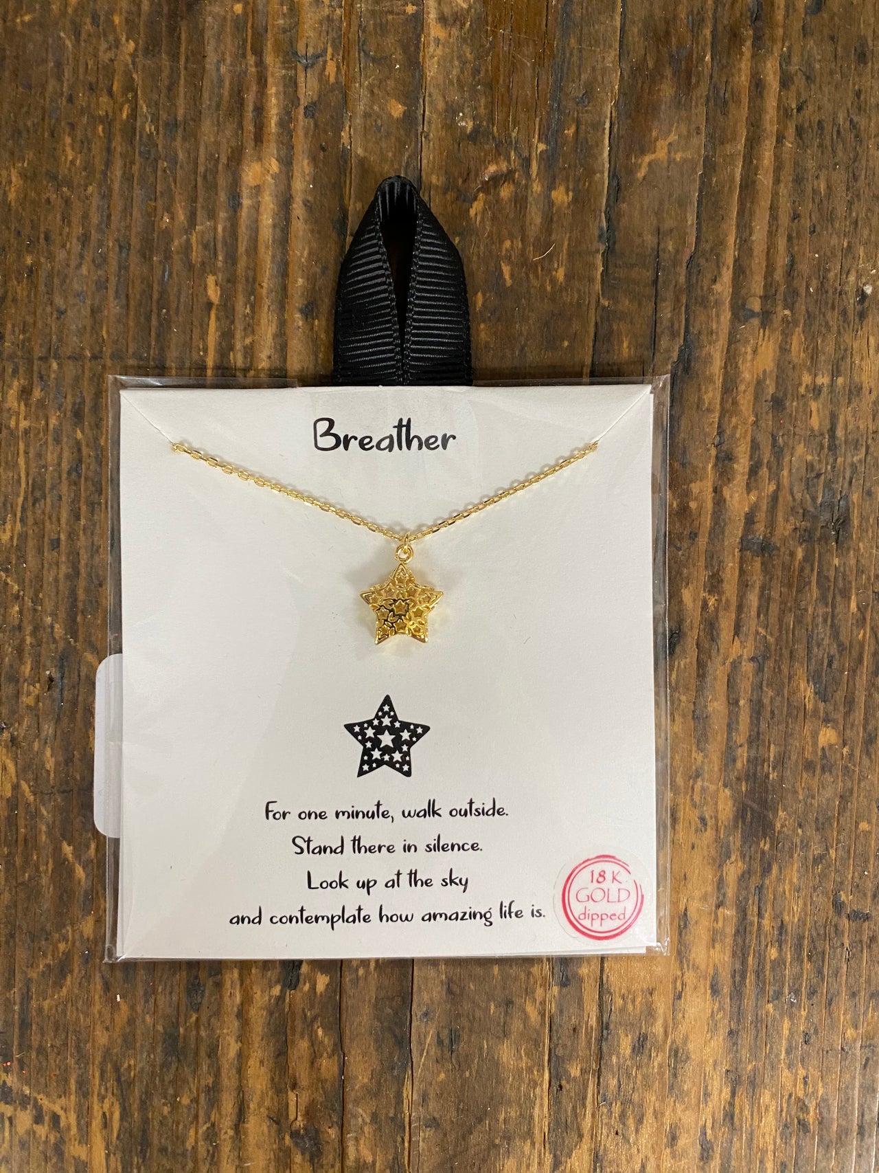 Breather Star Necklace