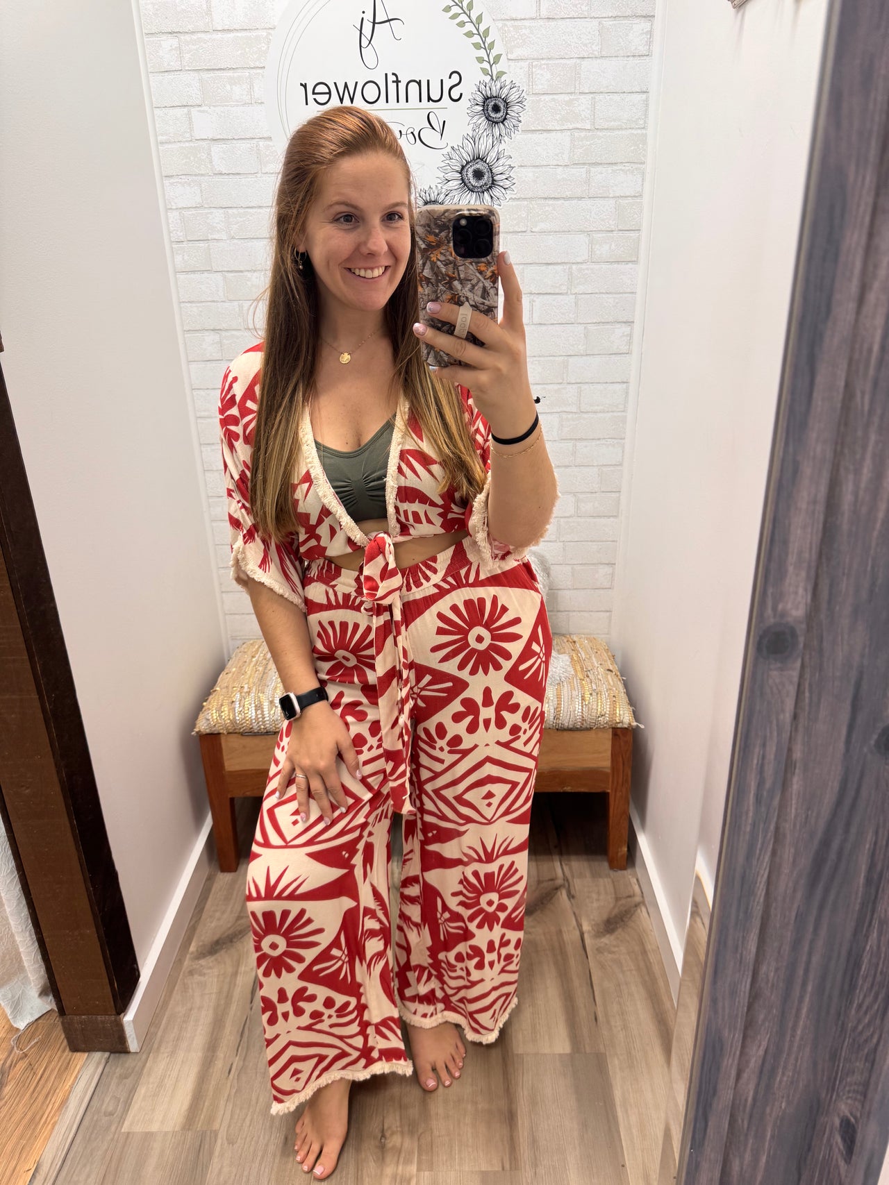 Tribal Oasis Wide Leg Pants