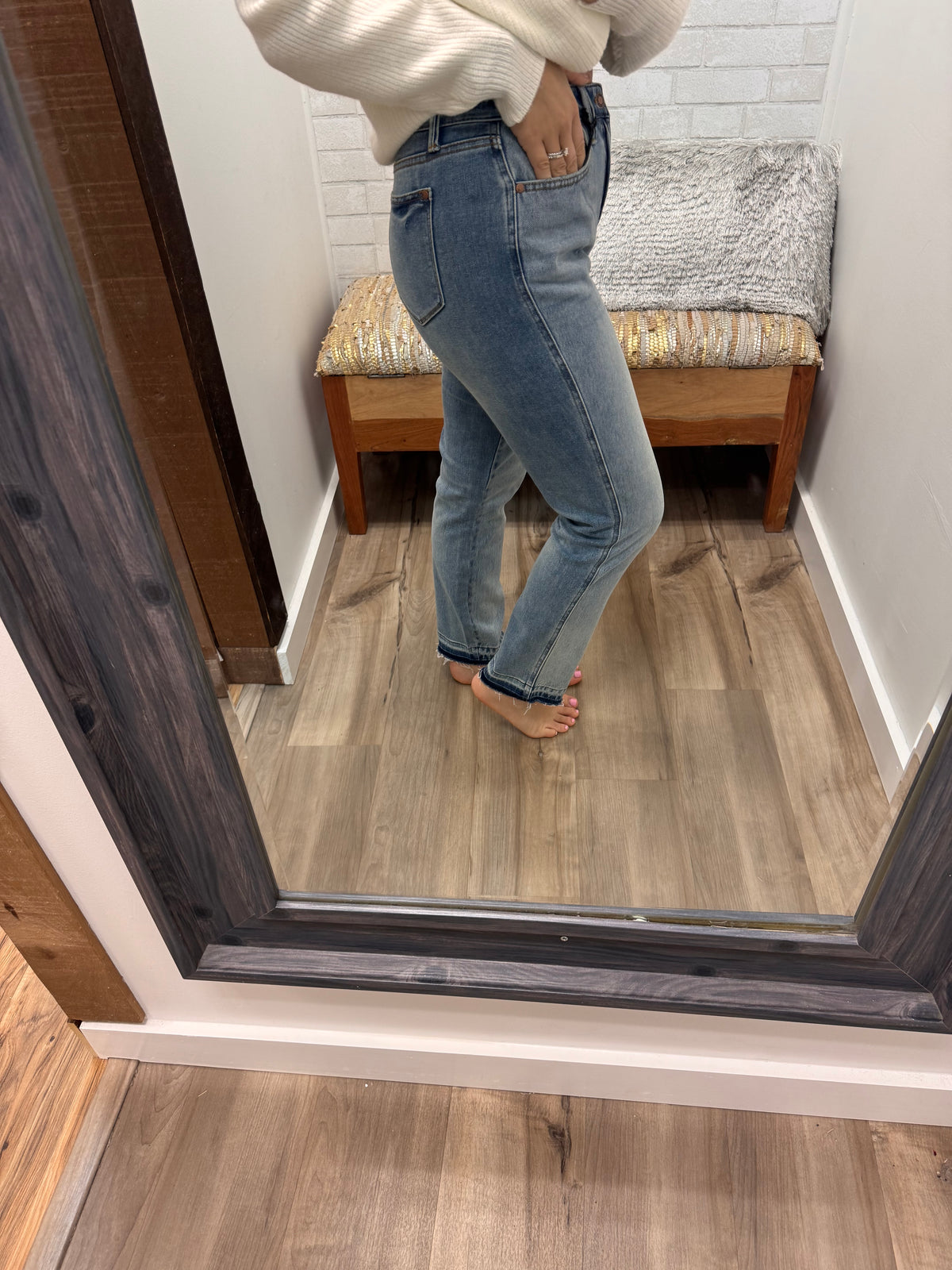 Callie Released Hem Boyfriend Jeans