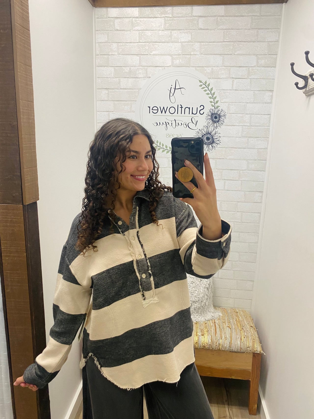 The Weekend Stripe Pullover