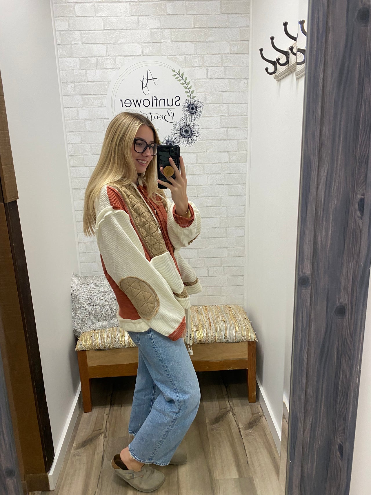 Pumpkin Latte Patchwork Jacket