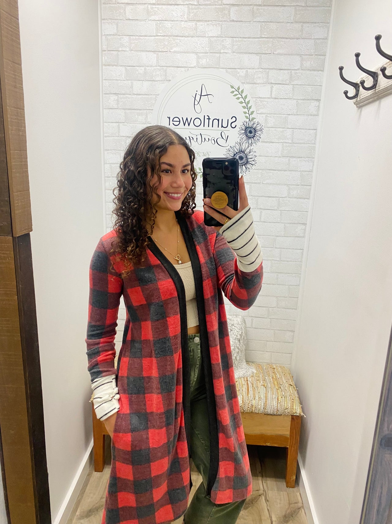 Fireside Plaid Duster
