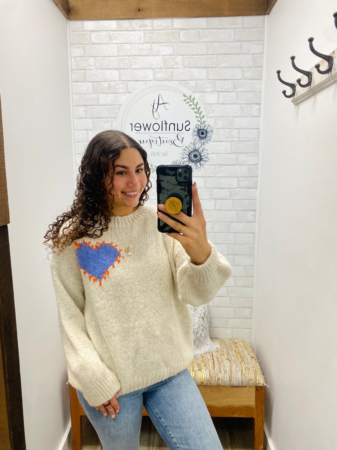 Snowfall Sweetheart Sweater