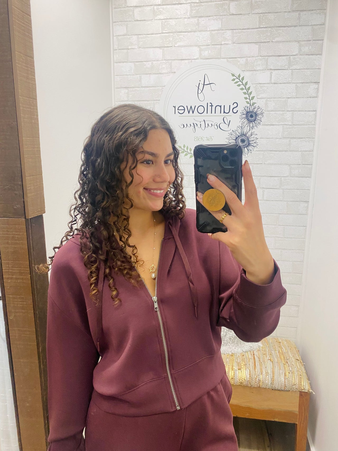 Mulled Merlot Cloud Zip Hoodie