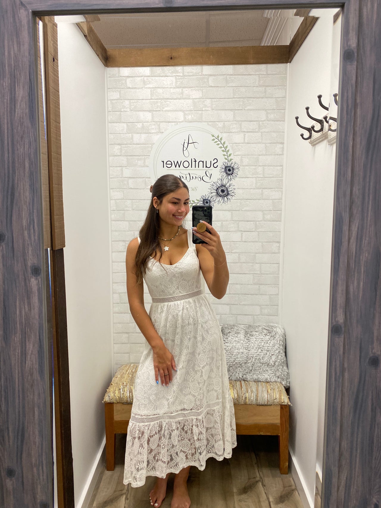 Sunday Stroll Lace Dress
