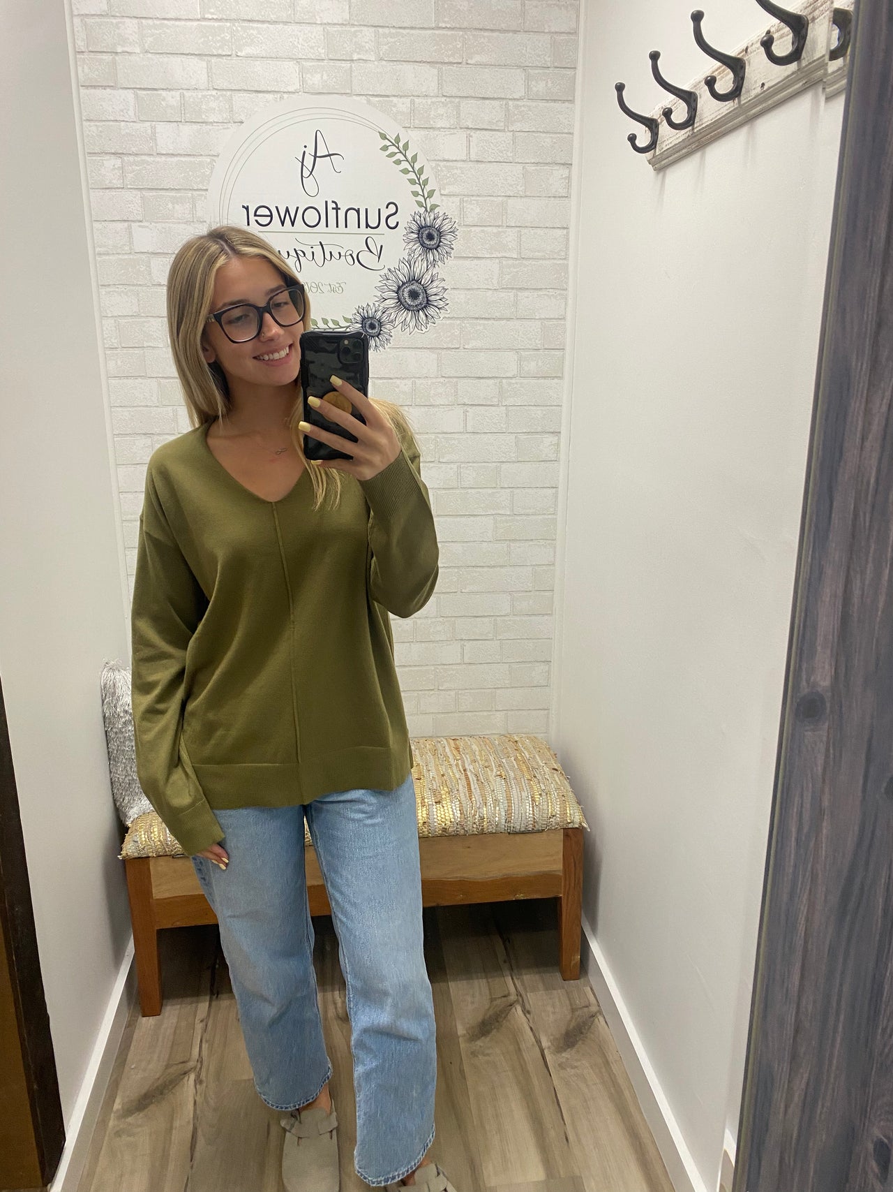All Seasons Sweater - Olive