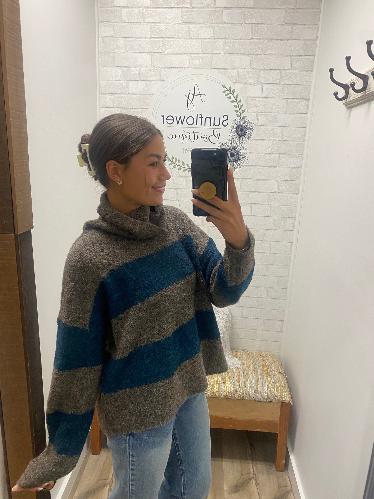 Cider Season Stripe Sweater