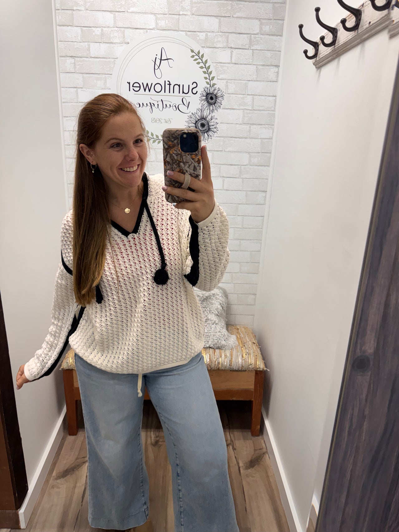 Harbor Nights Crochet Hoodie