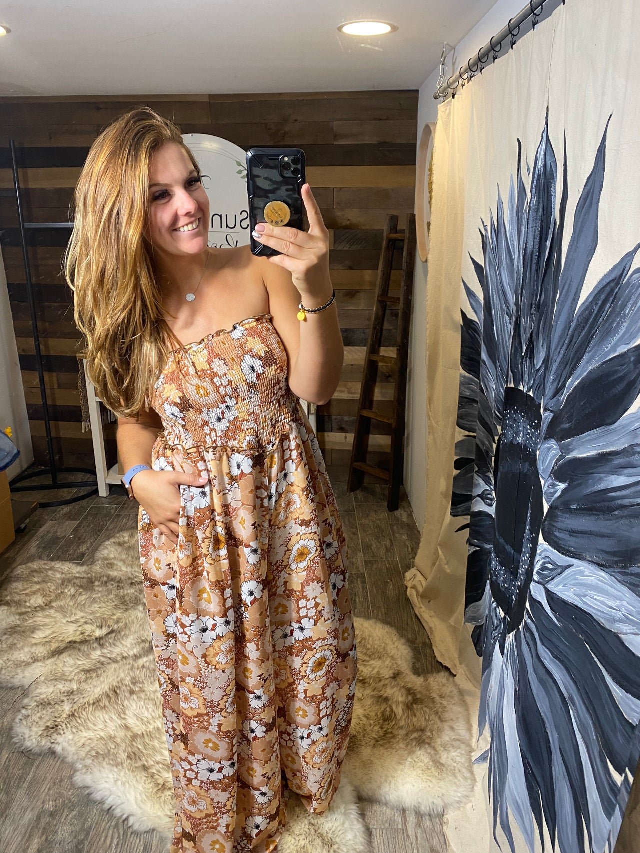 Nothing Like Fall Floral Jumpsuit