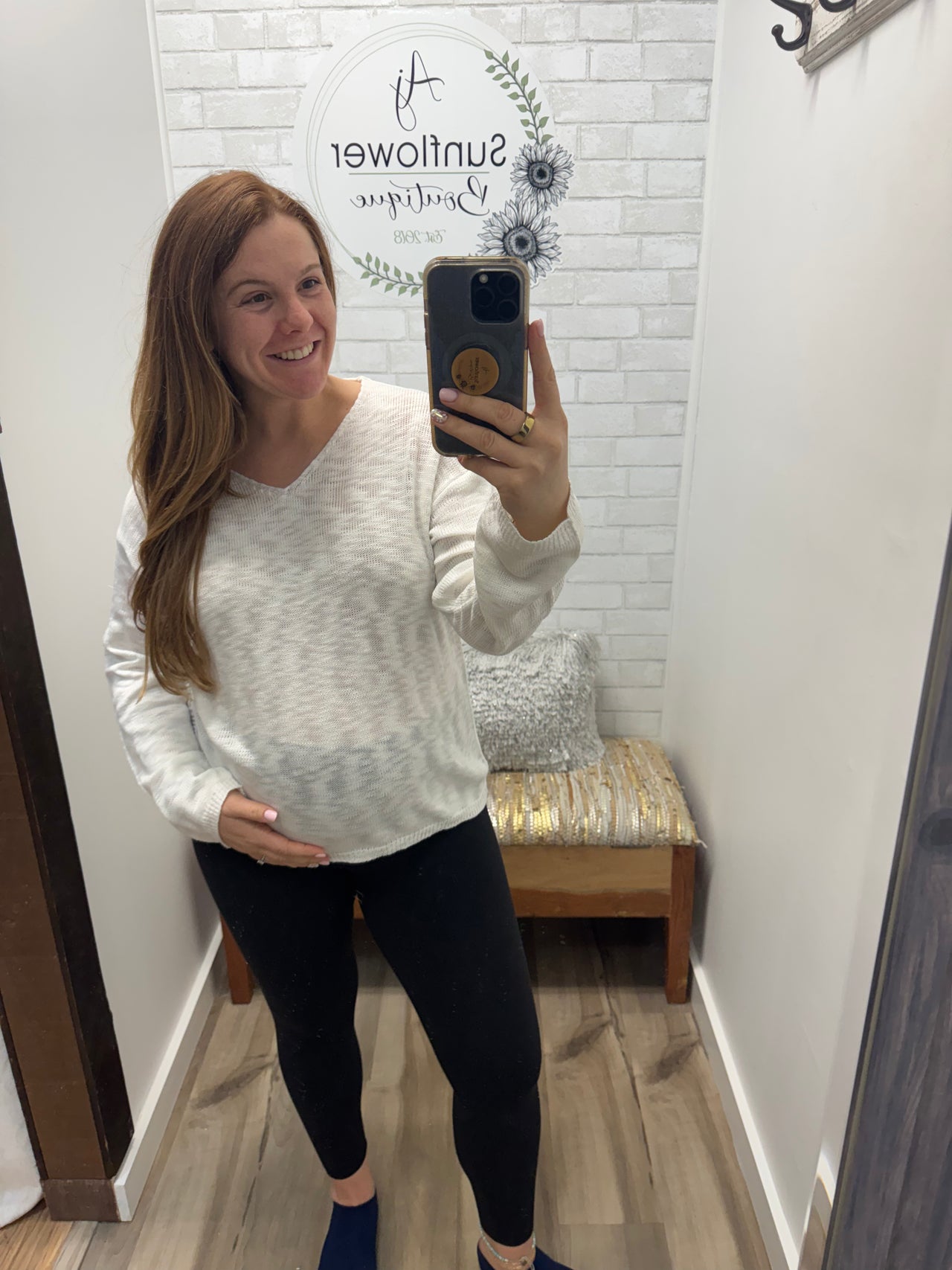 Beach Breeze Sweater-White