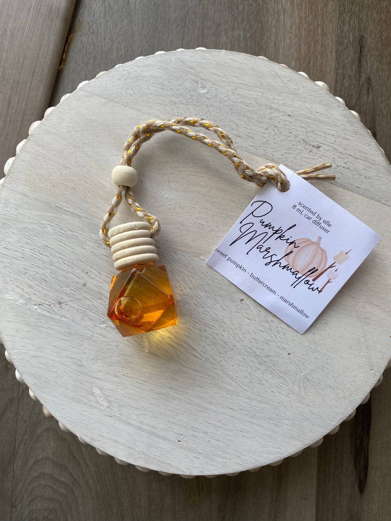 Pumpkin Marshmallow Car Diffuser