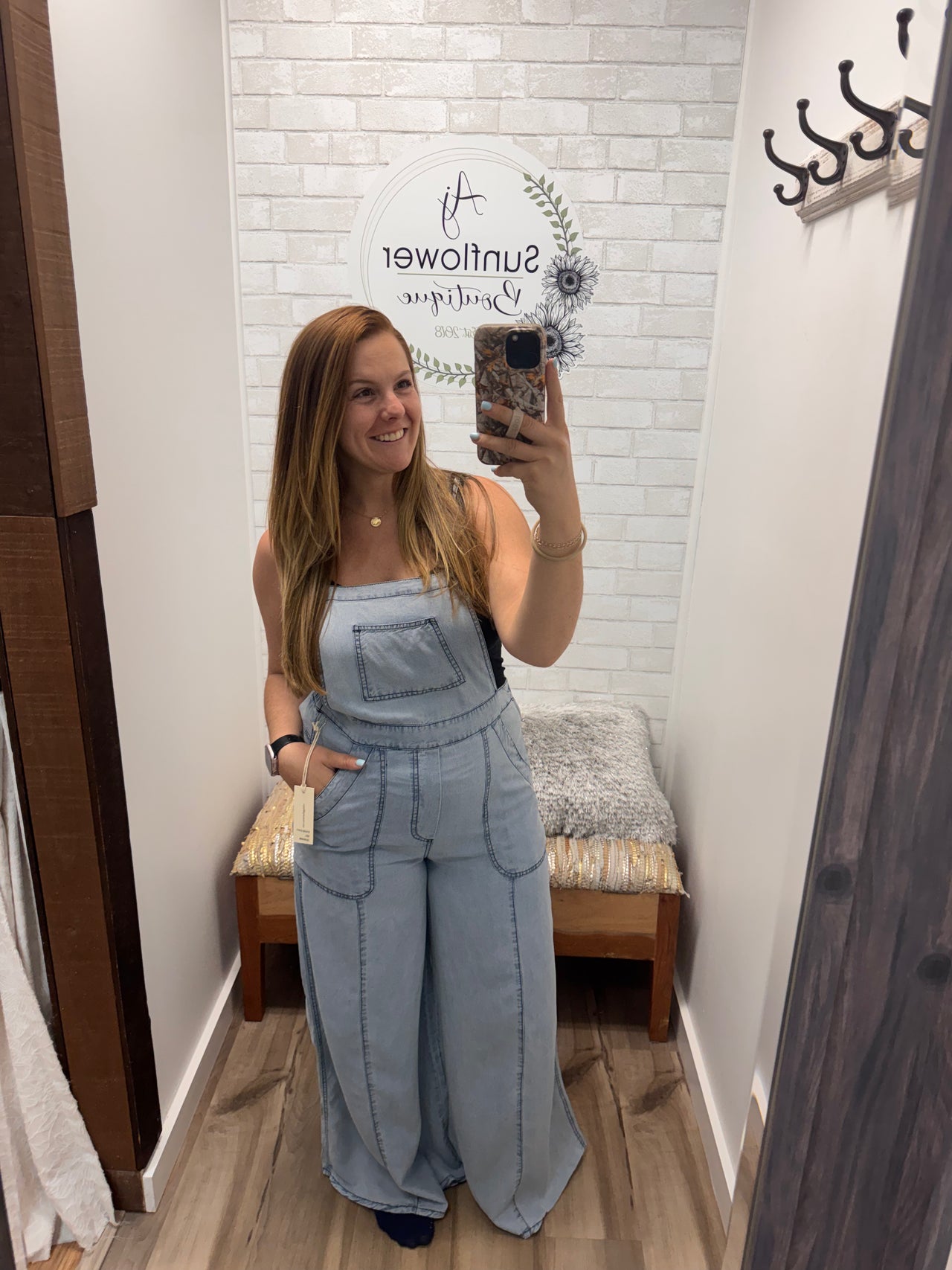 Easy Tide Tencel  Denim Jumpsuit