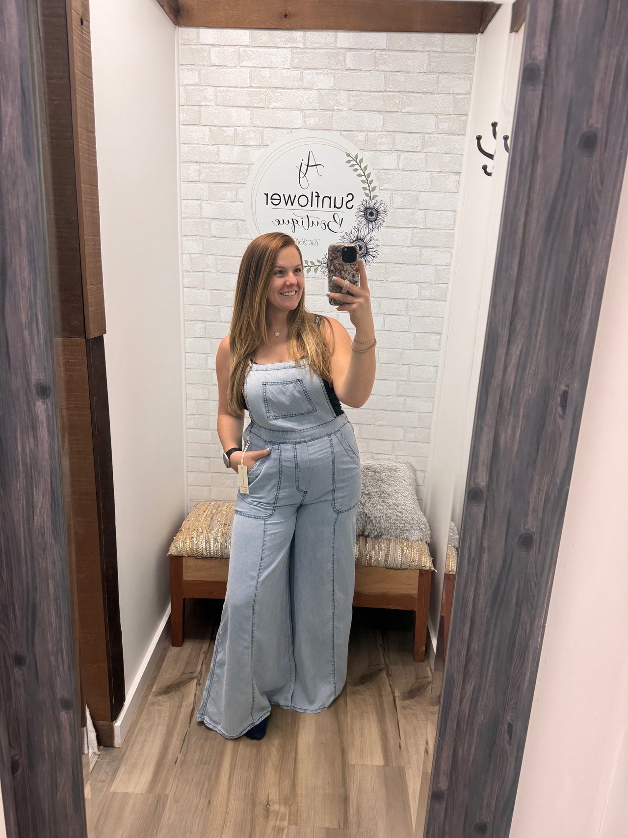 Easy Tide Tencel  Denim Jumpsuit
