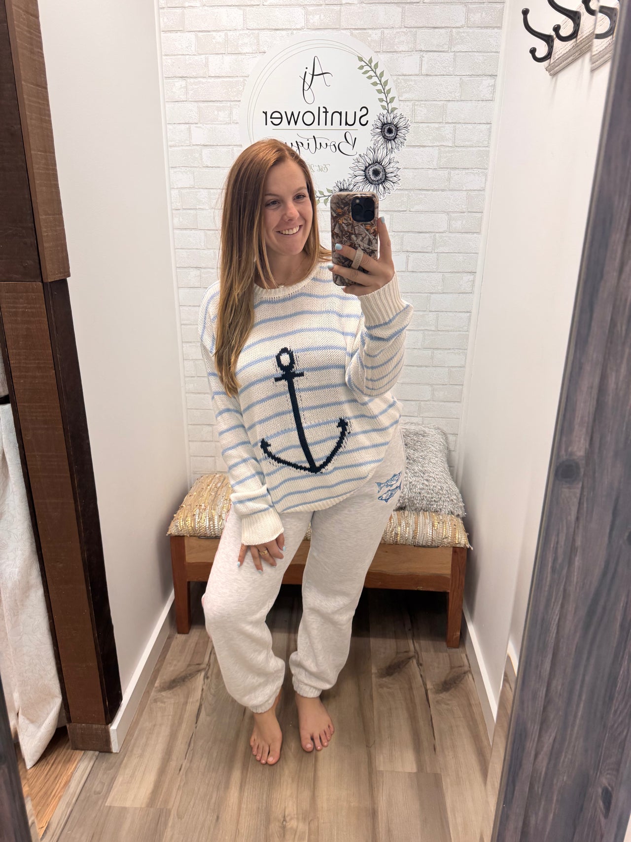 Anchors Away Sweater