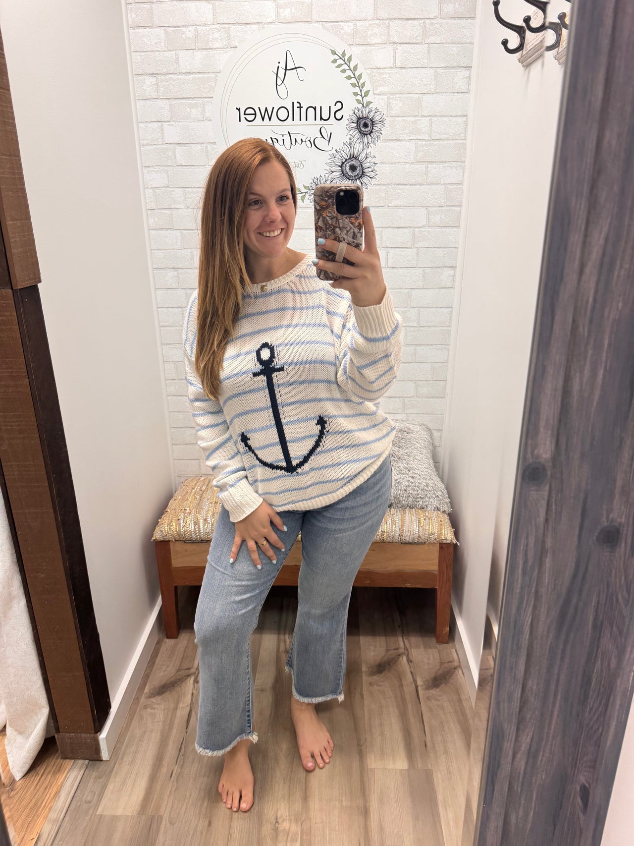 Anchors Away Sweater