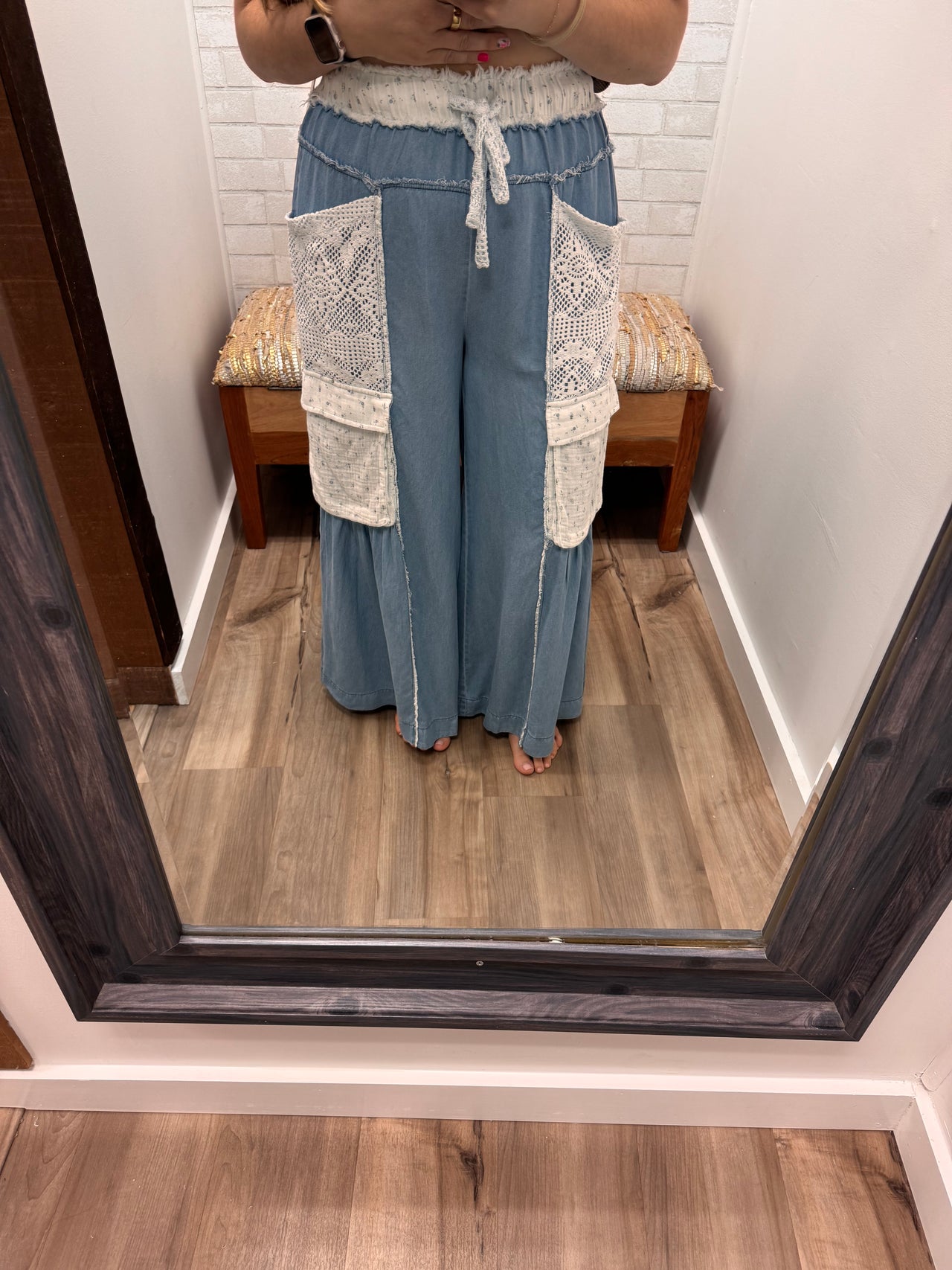 Seaside Lace Wide Leg Pant