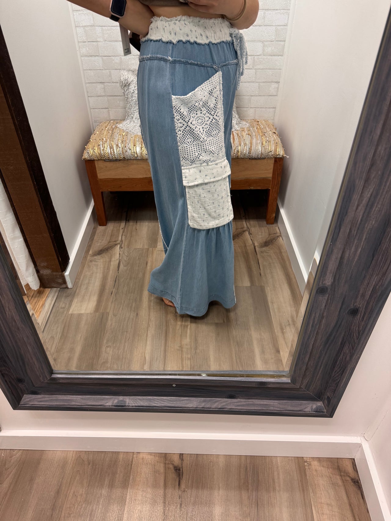 Seaside Lace Wide Leg Pant