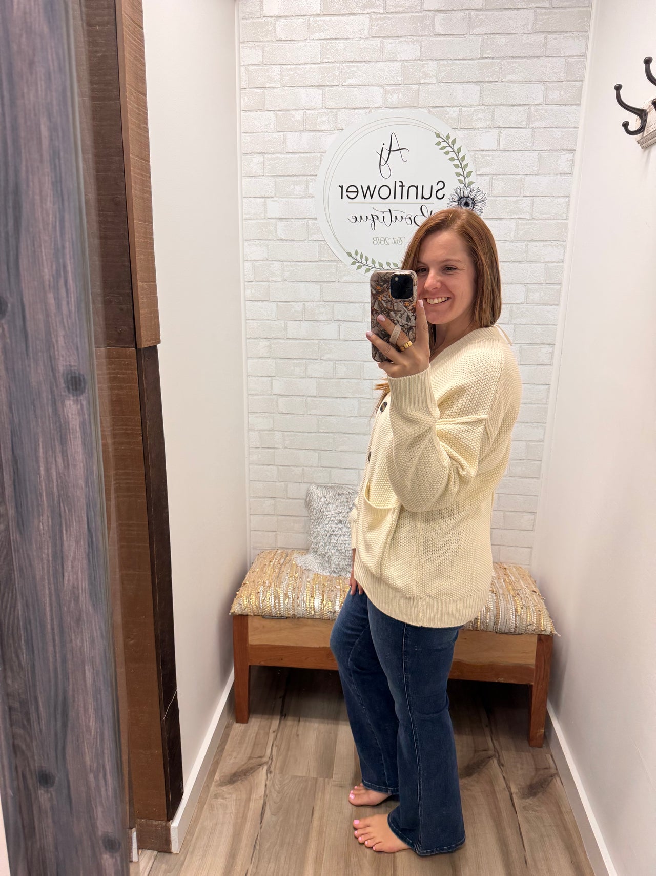 Not Your Grandpa's Cardigan-Cream