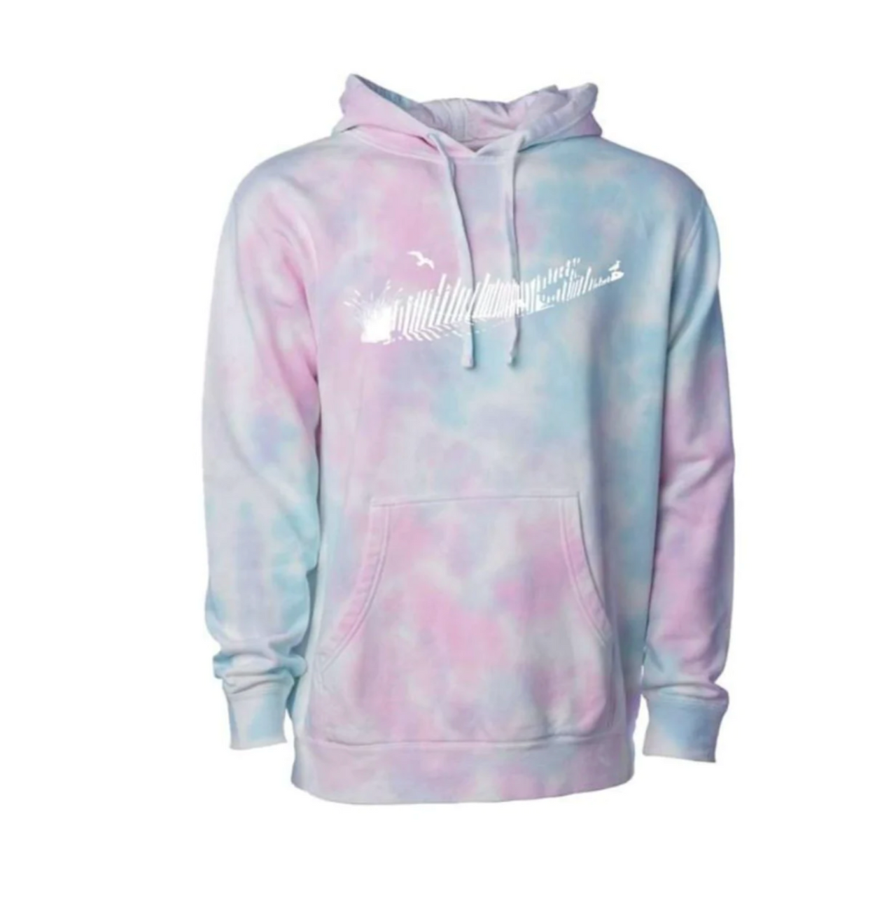 Snow Fence Hoodie Cotton Candy
