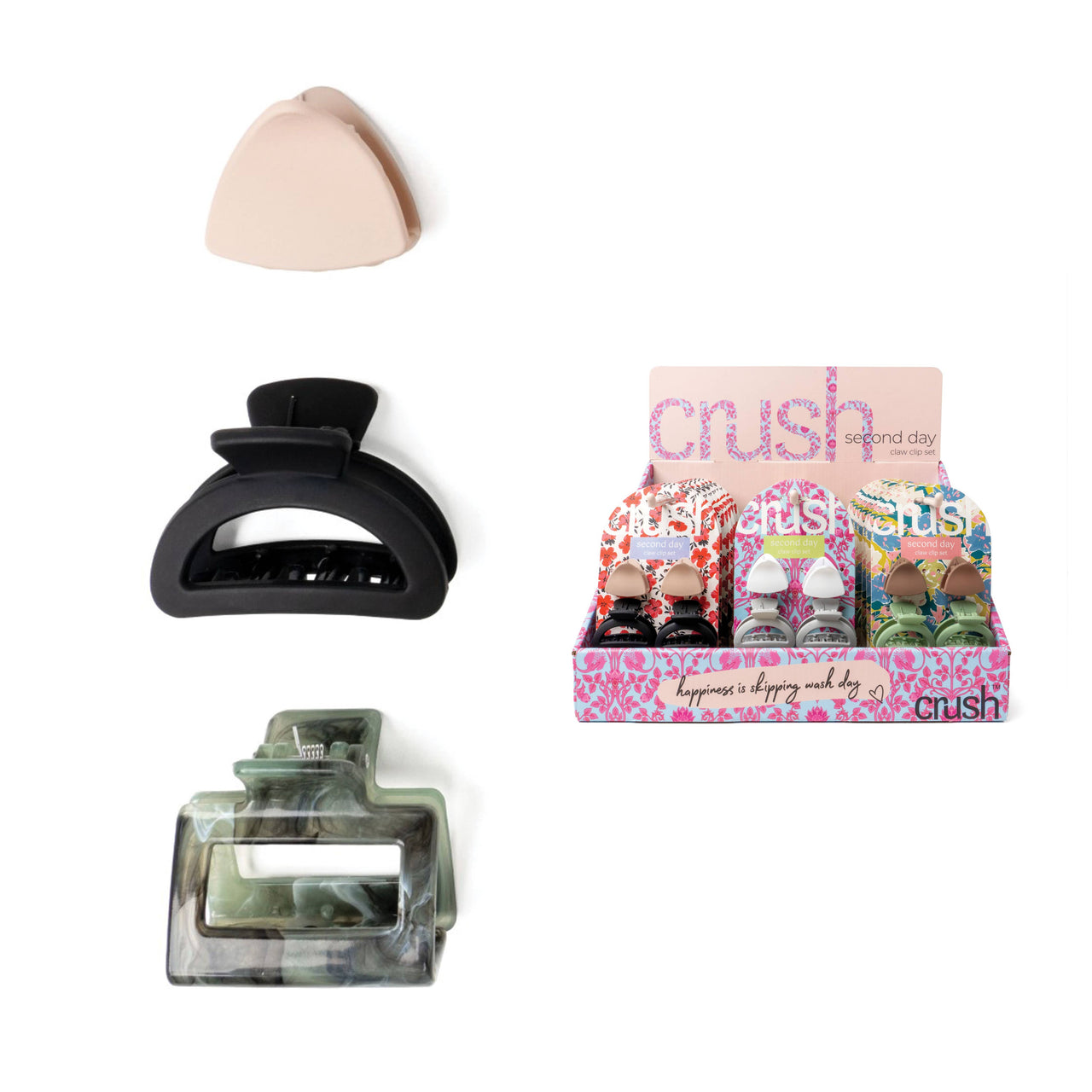 Crush Second Day Claw Clip Set