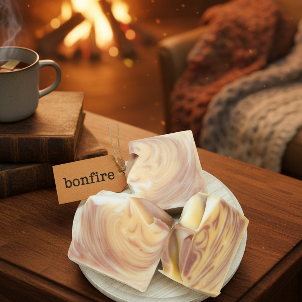 FALL Bonfire Handmade Soap Bar VEGAN Seasonal
