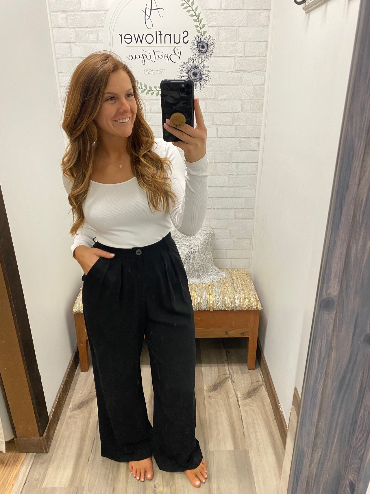 Workaholic Wide Leg Pants