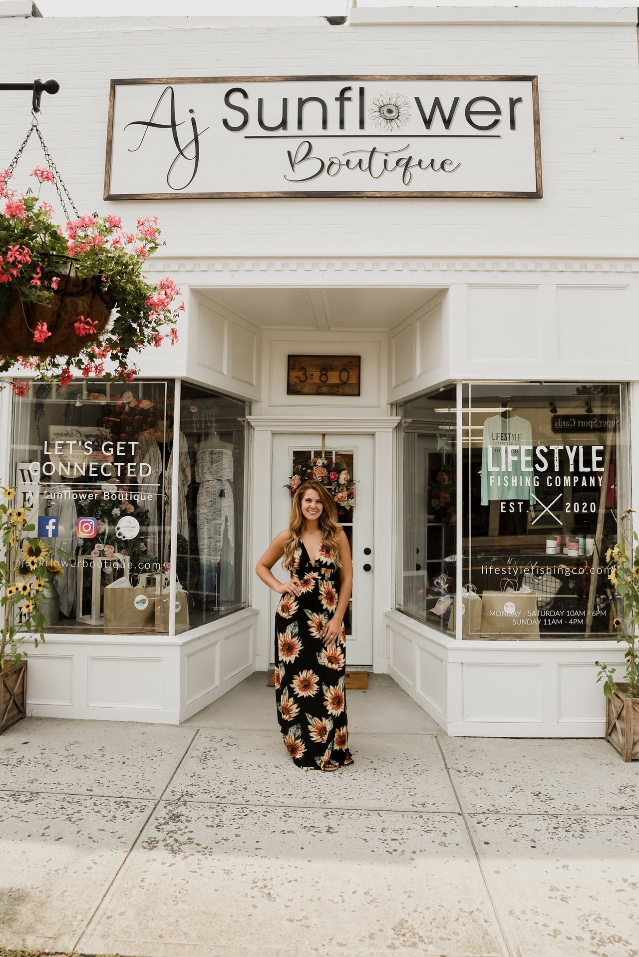 Kate's Favorite Sunflower Dress Black
